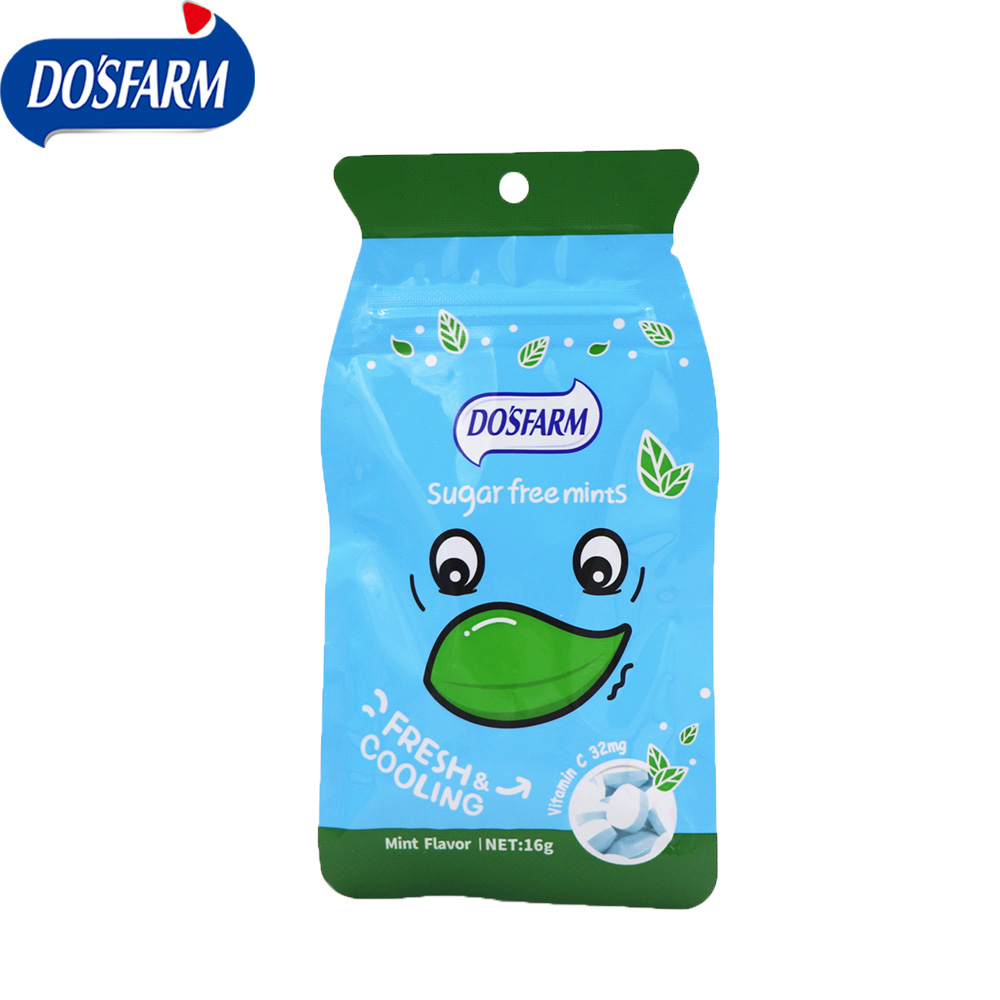 Bag Packing Sugar Free Vitmain C Fresh Cooling Double Color After D...