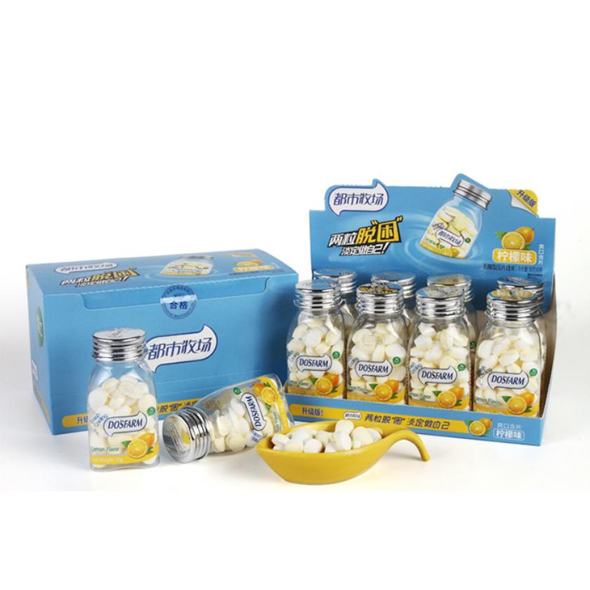 Mint Su'i gutu OEM Vitamini C Flavor Lemon Healthy Sugar Free Mints Wholesalers