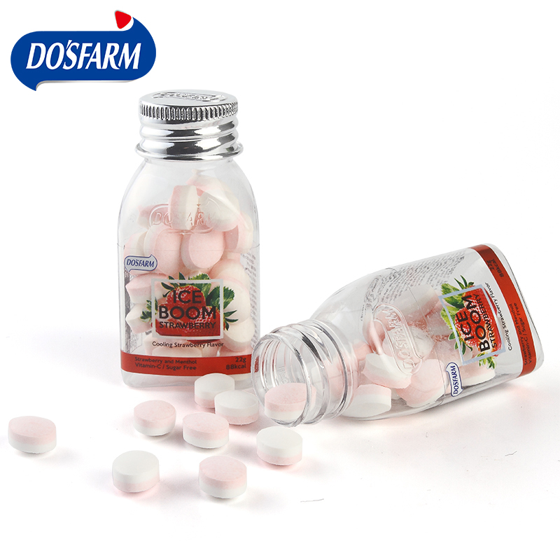 Private Label Mints Manufacturer Candy Vitamin Supplement Bottle Packing for Travel 