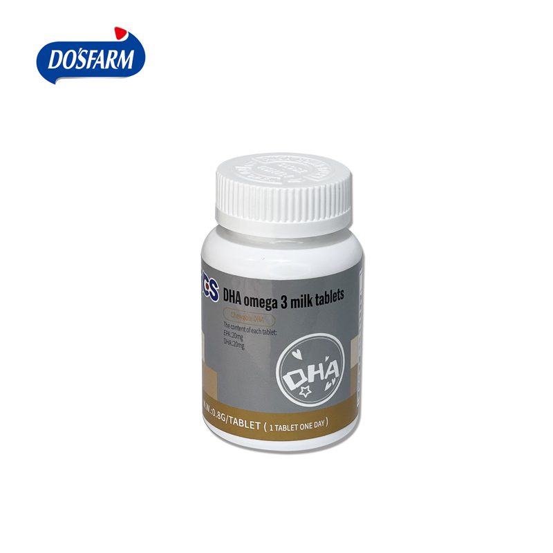DHA omega 3 milk tablets Food Supplement Manufacturer OEM Nutra Ceu...