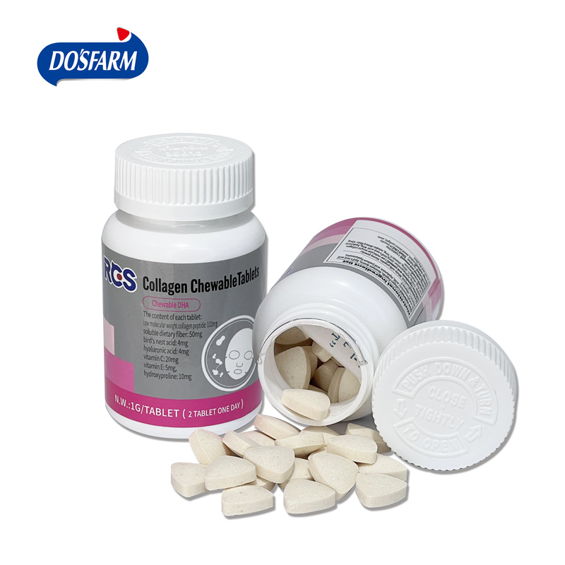 Tablete za žvakanje kolagena Dobavljač dodataka i vitamina OEM&ODM ...