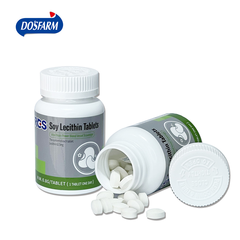 Диететски таблети Фабрички таблети од соја лецитин прилагодени додатоци и витамини