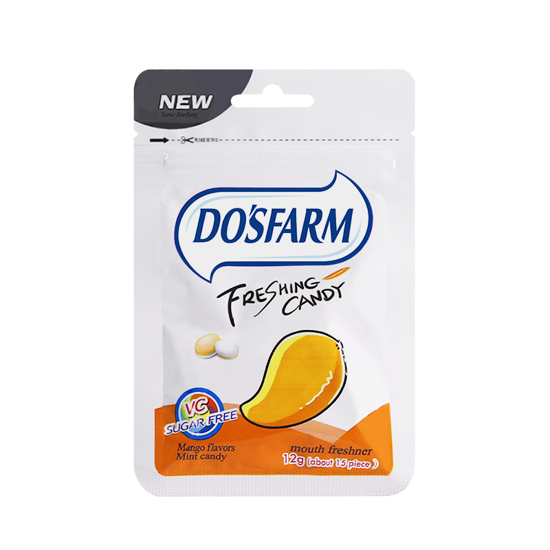 DOSFARM Vitamina C personalizzata senza zuccheru Menthe Fresh Breath Comestible M...