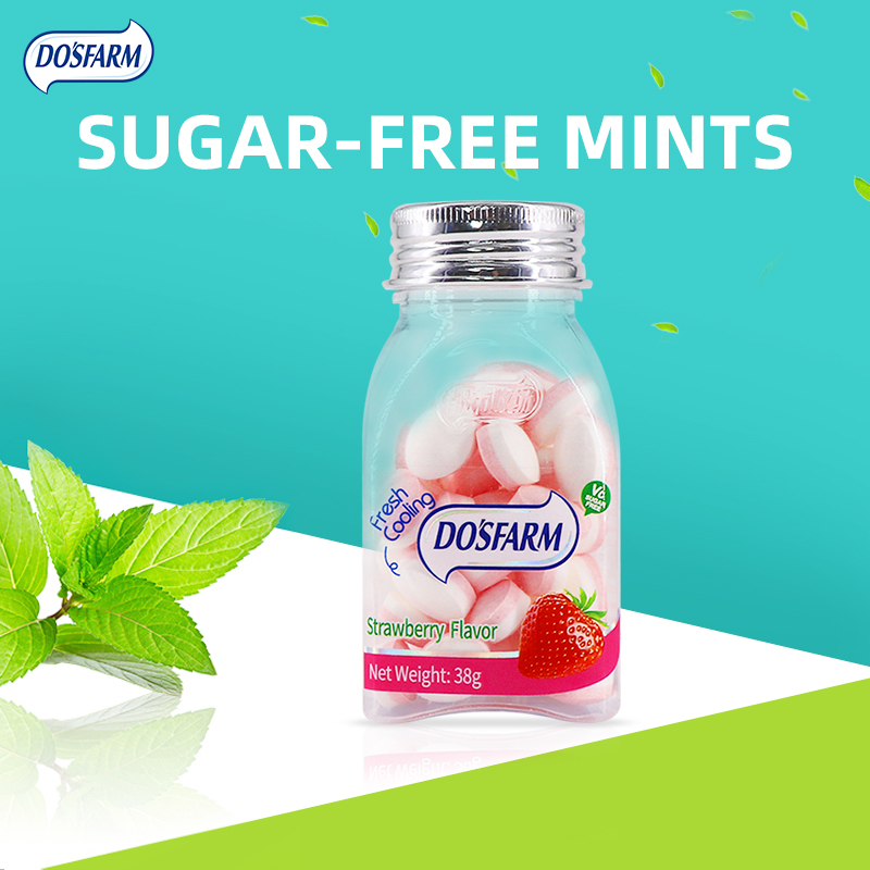 DOSFARM Customized Sugar-Free Mints Multi-Flavored Vitamin C Peppermint Mints Manufacturing Company