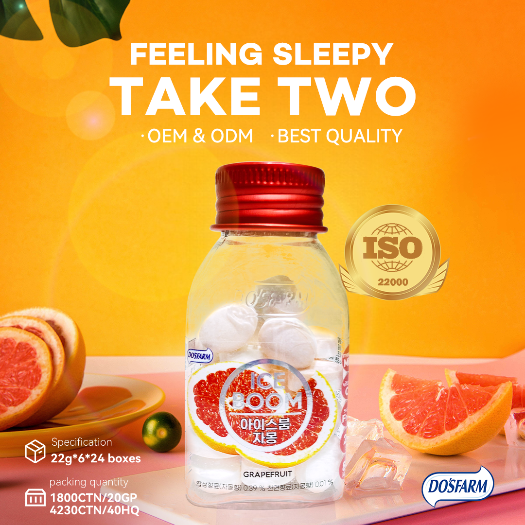 DOSFARM Customized Vitamin C Sugar-Free Mint 0 Calorie Mints Grapefruit Flavors 22g Manufacturer