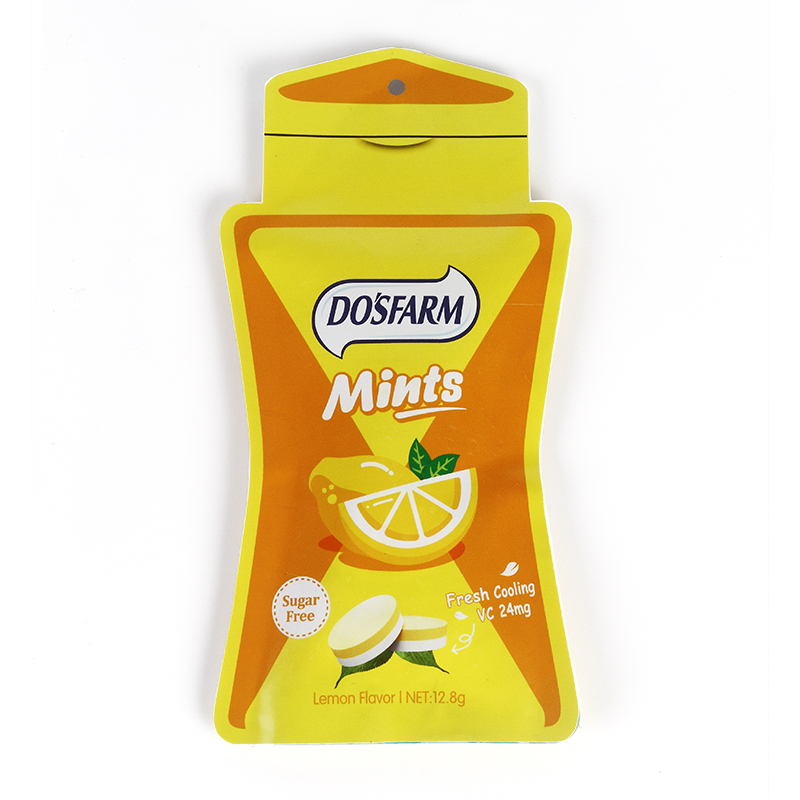DOSFARM OEM Lemon Mint Candy Ipis Mint 0 Kalori 12.8g Pikeun Grosir