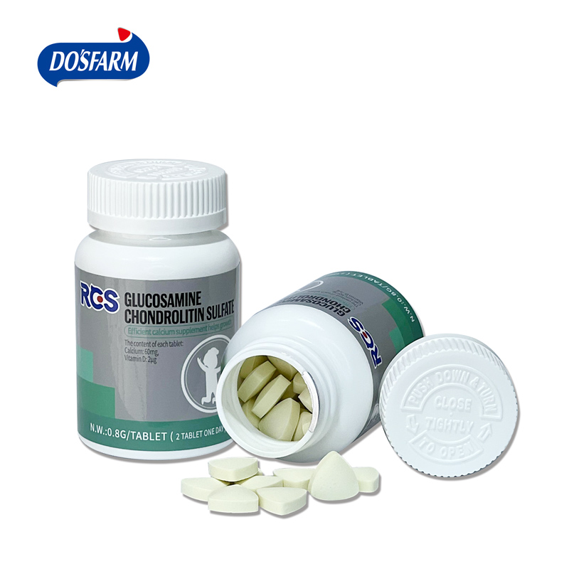 Papildyti gamyklos gliukozamino chondroitino sulfato vitaminą D, pritaikytą OEM ir ODM