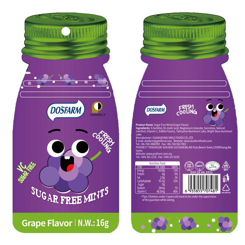 Sugar Free Breath Mints Peppermint Candy Vitamini Fa'apipi'i Fa'apipi'i Mea Tonu Pepemint Candy Gafasia.