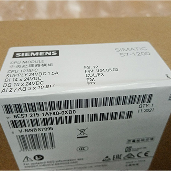  Siemens PLC New and original 6ES7215-1AF40-0XB0 