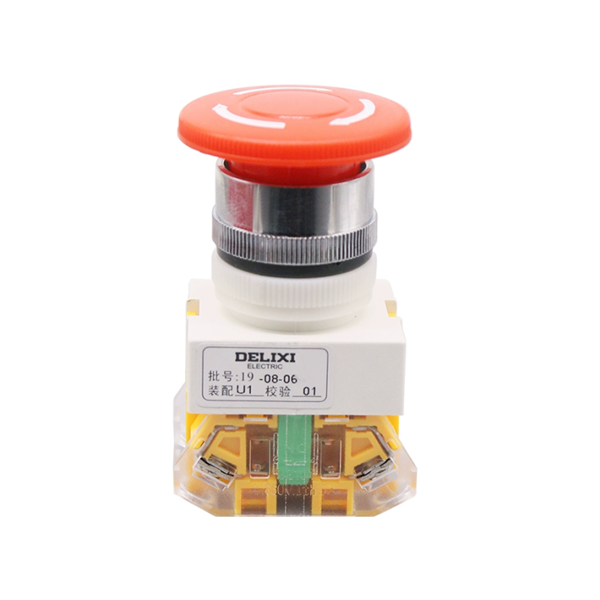 Delixi rotating reset 1 on 1 off emergency stop button stop switch LAY711ZS42