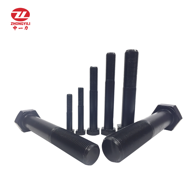 Good Quality ISO4014 Hex Bolts black oxide