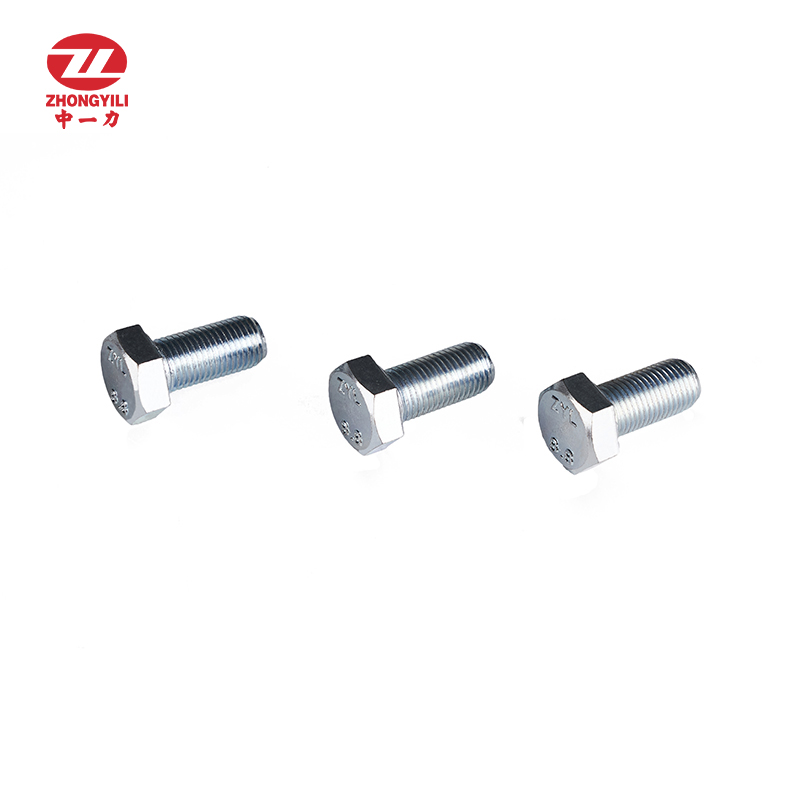 Hex bolts DIN933 8.8 grade Zinc plated