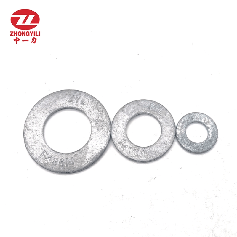 Carbon steel hot dip galvanized high strength steel structure flat washer F436