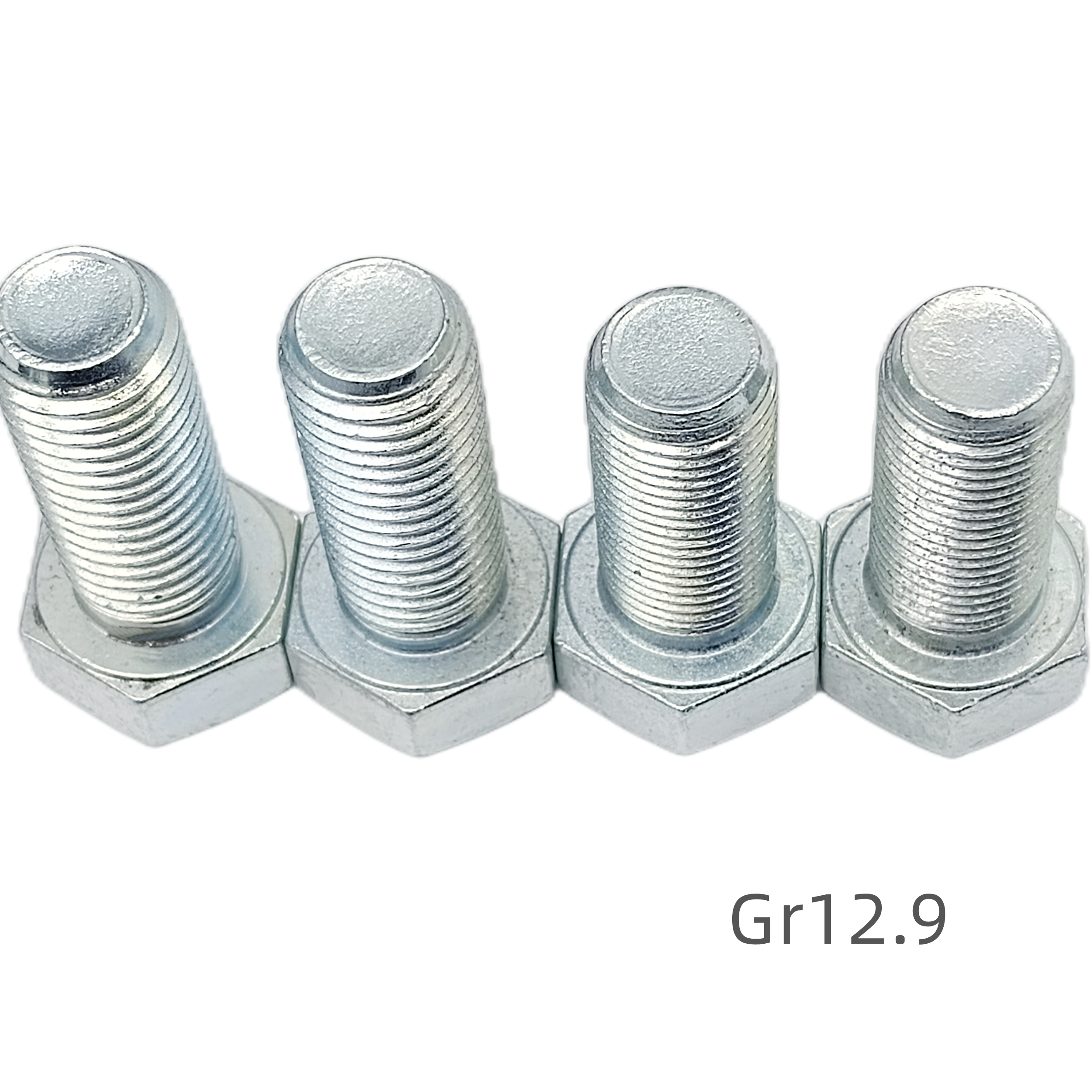 zinc plated high strength Hex bolts full series