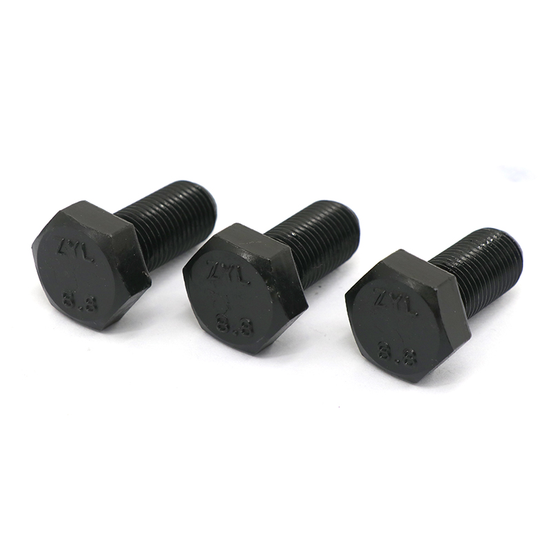Hex bolts DIN933 8.8 grade black oxide