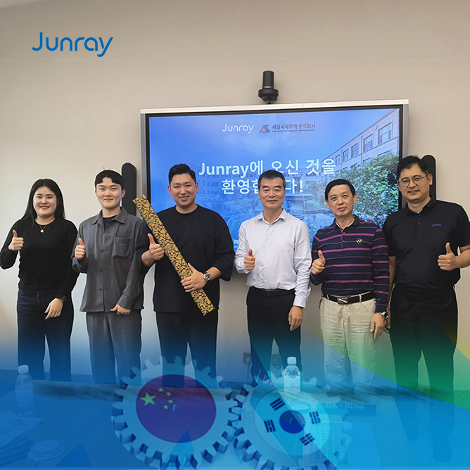 Welcome South Korea partner to visit Junray！