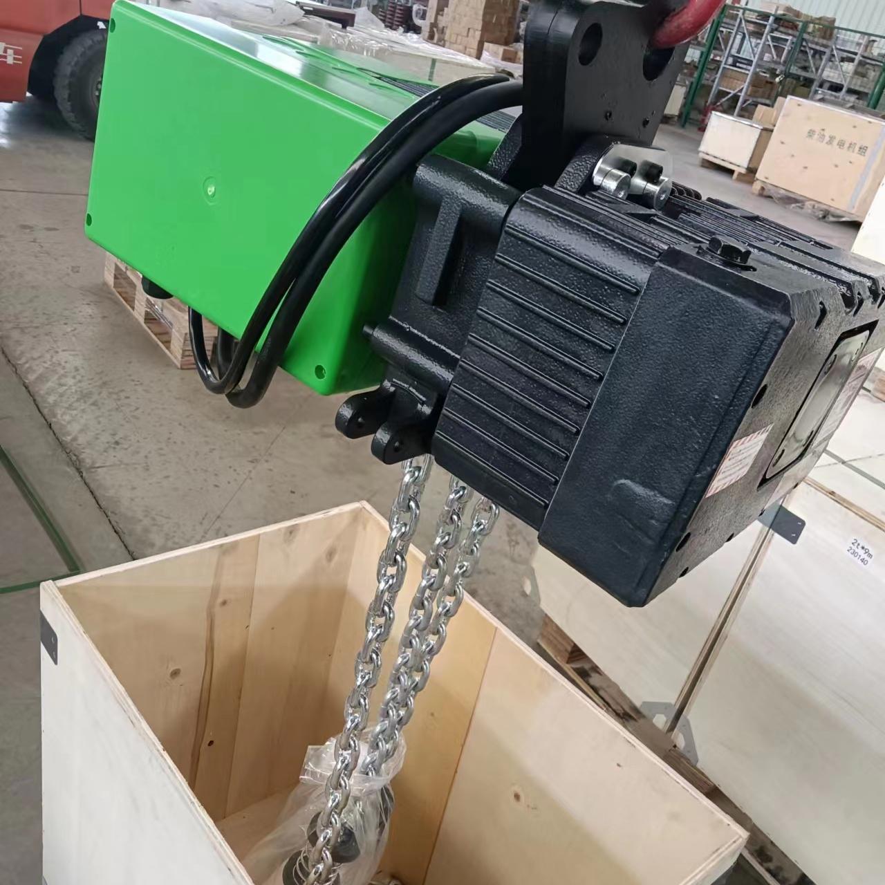 SC type electric chain hoist with hook