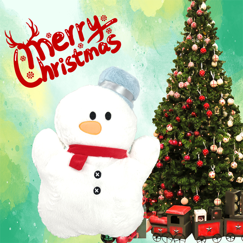 Decorate with Lovely Christmas Snowman Pillow