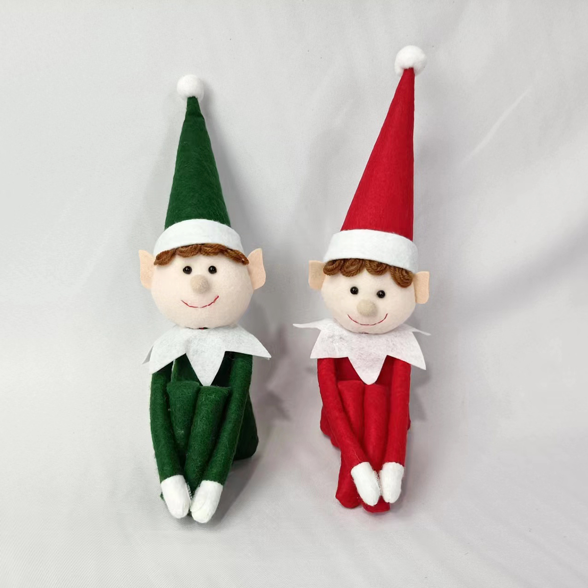 Милая рождественская мини-кукла-эльф — праздничная игрушка для праздничного веселья!
