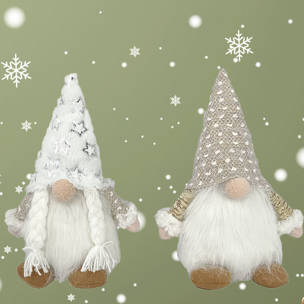 ตุ๊กตาคริสต์มาสเอลฟ์ Navidad Gnome - การตกแต่งเทศกาลวันหยุด