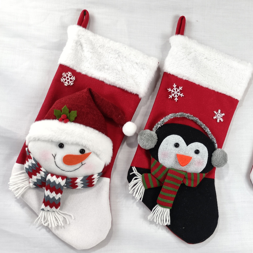 Sevimli Noel Bebeği Çorap