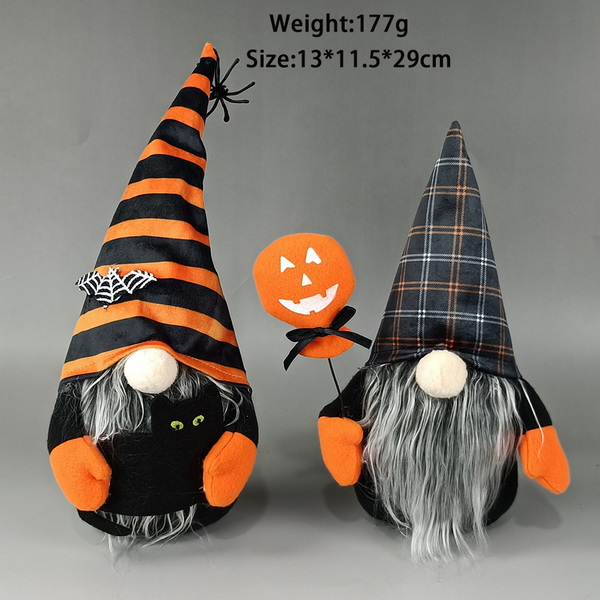 Cadılar Bayramı Gonk Masa Üstü İçin Ayakta Peluş Gnome