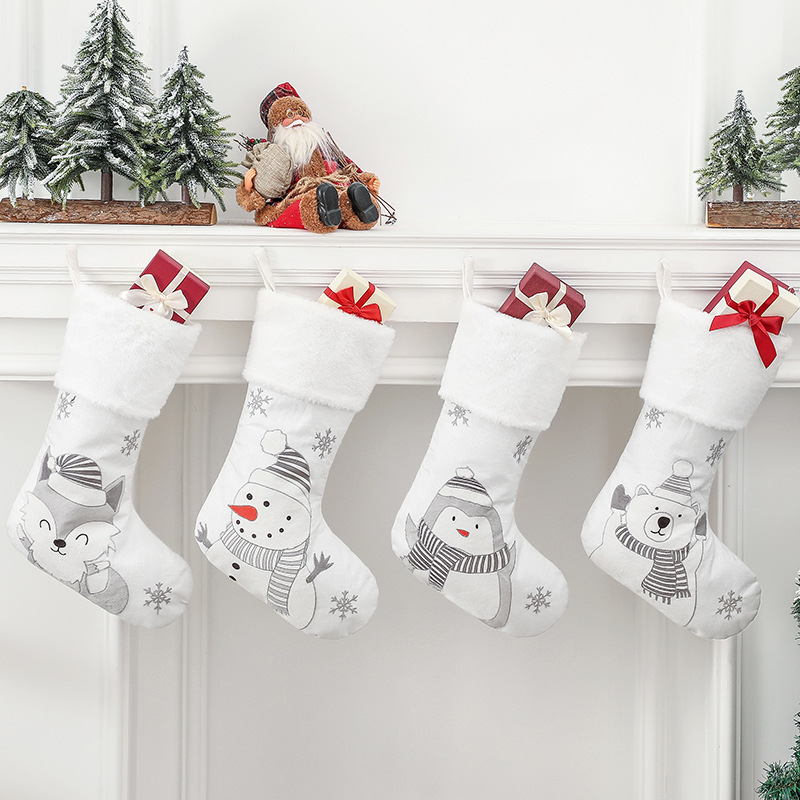 Wrap Up Your Christmas with Lovely White Stocking
