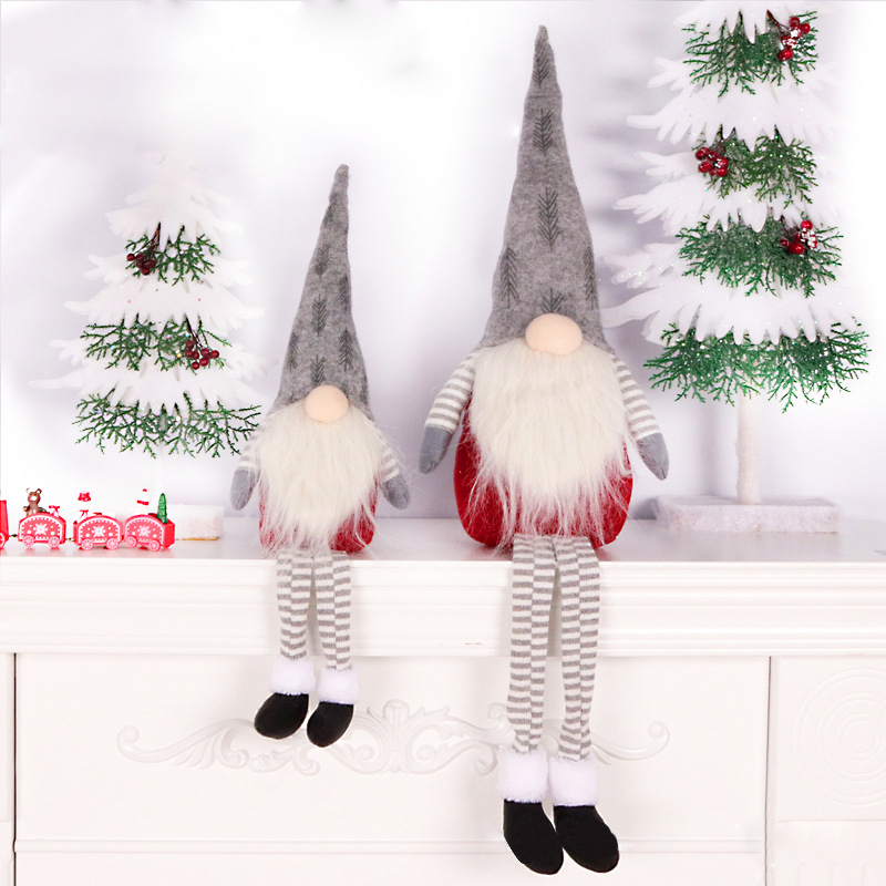 Búp bê Gnome Giáng sinh mới đáng yêu - Chân dài