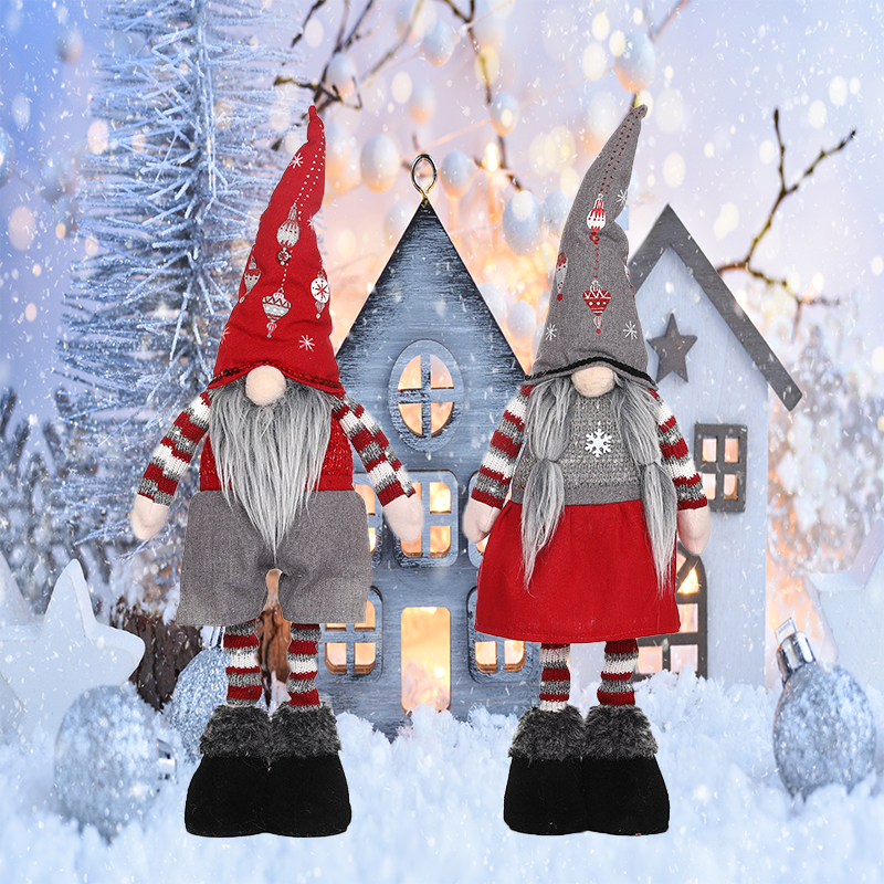 Jualan Panas Standing Plush Christmas Gnome