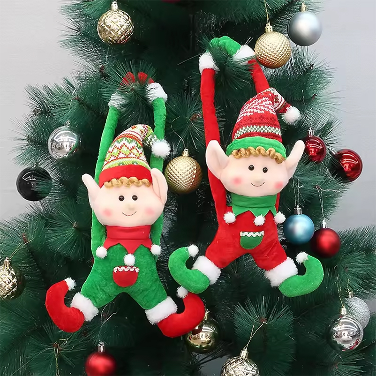 Muñeco elfo de peluche navideño 2024: ¡vendedor caliente!