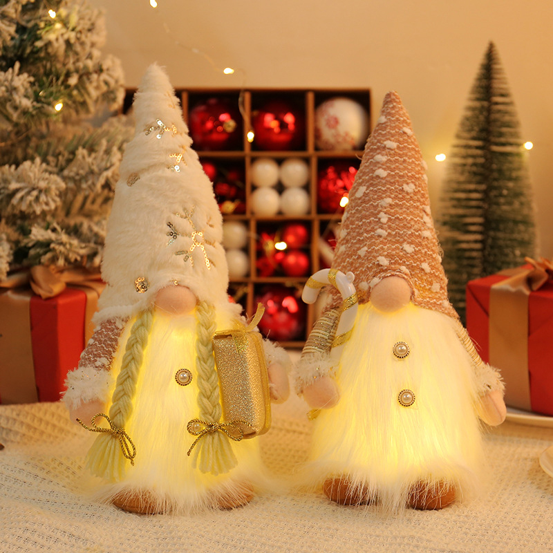 Boneka Gnome Tanpa Wajah yang Meriah - Hadiah Natal yang Sempurna