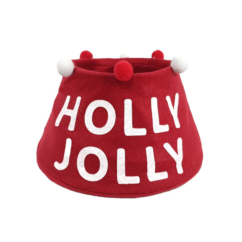 Holly Jolly Christmas Mini Fold Collare per albero