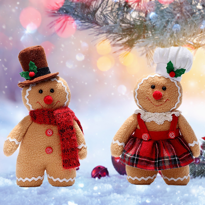Personalized Gingerbread Girl/Boy Plush Toy