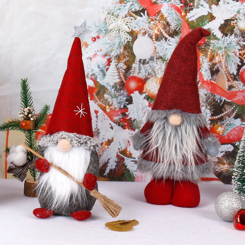Gnome de Père Noël en peluche sans visage de Noël - Offre spéciale !