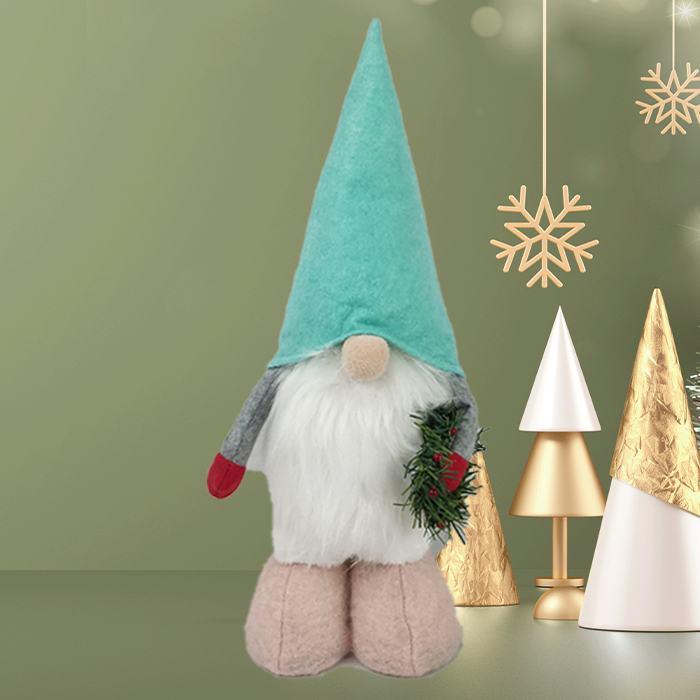 Toptan Noel Gnome Keçe Bebeği - Yeni Tasarım