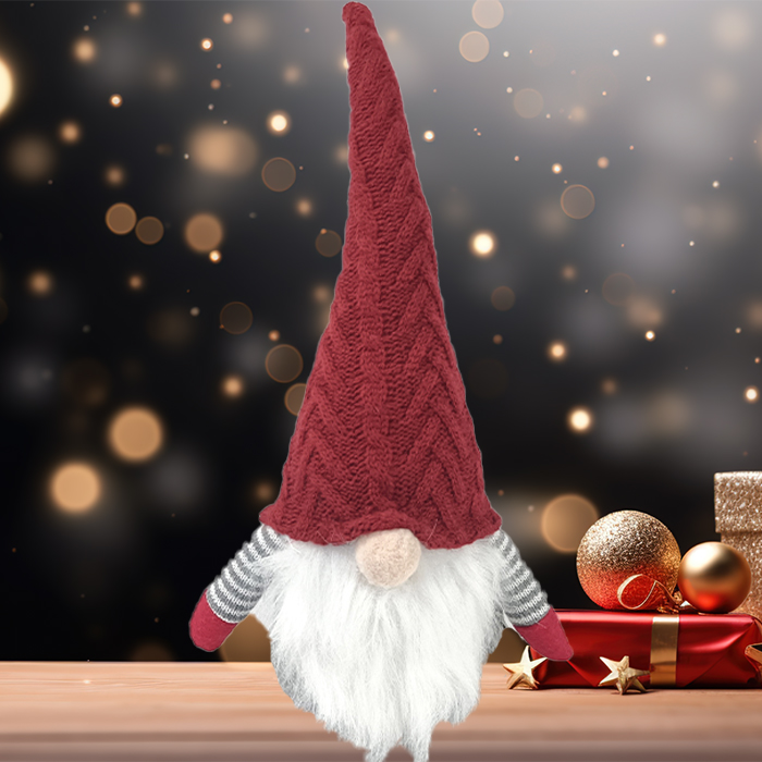 Tượng nhỏ đồ chơi Gnome Giáng sinh - Búp bê không mặt lễ hội