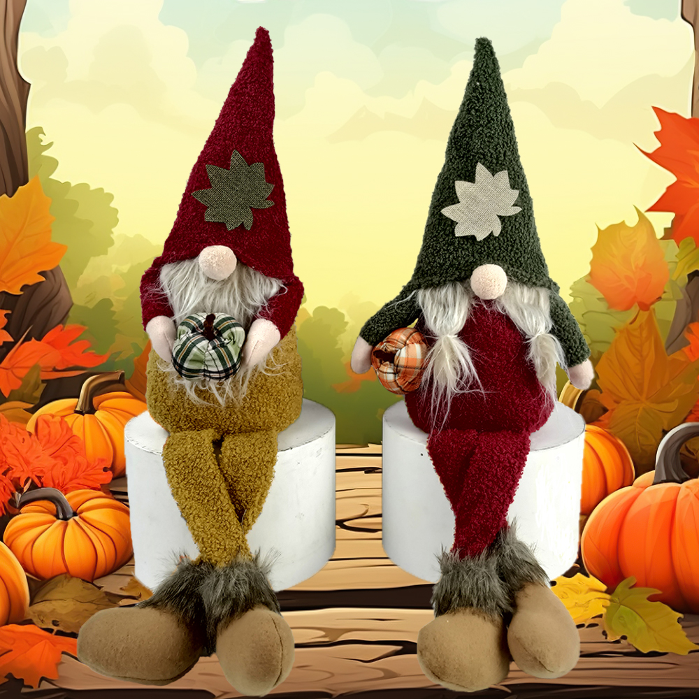 Gnome Mewah Bulu Kutub Thanksgiving