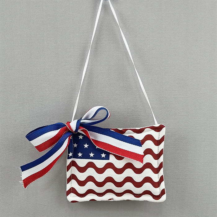 America Flag Burlap Tote - Hot Seller!