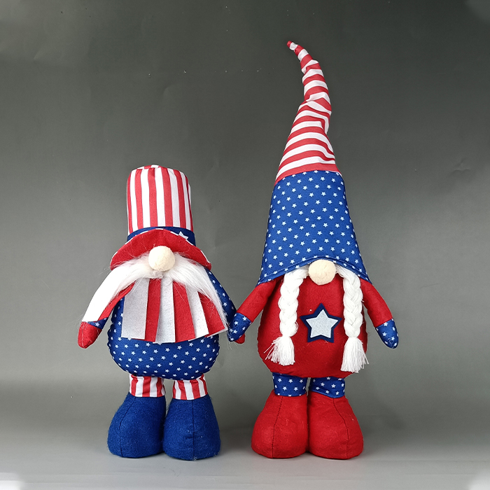 LED Scandinavian Patriotic Gnome for 4th of July
