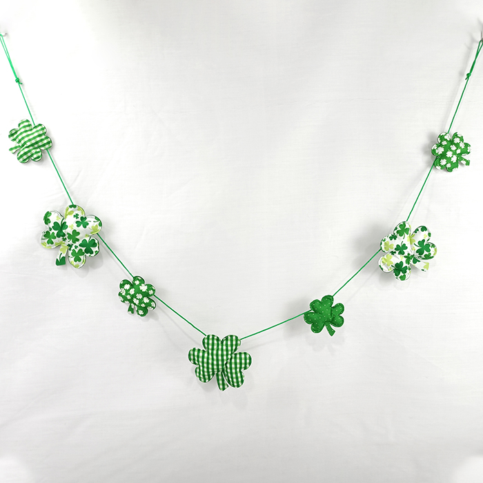 Lucky St Patrick's Day Hanging Decoration Felt Clover Banners