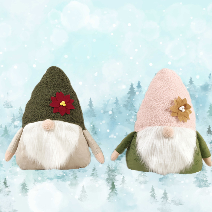 Cute Christmas Plush Gnome Pillow For...