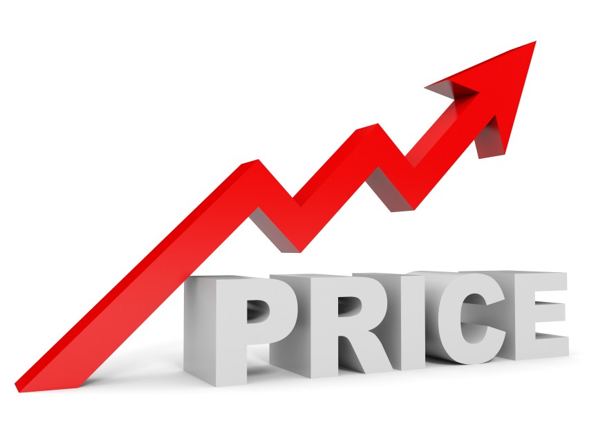 Notificação de ajuste de preços
