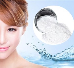 Exportador en línea China Grado cosmético Mejora la piel seca y envejecida Polvo de ácido hialurónico