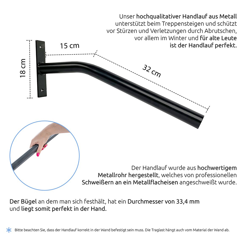 Staler Handrail Kramp Kit Heavy Duty Metal Turning Aljustable Mur Breto Krampoj Ŝtupo Balustra Mane Relo Ŝtuparo Manrelo Por Ŝtuparo Ŝtuparo (3)a0w