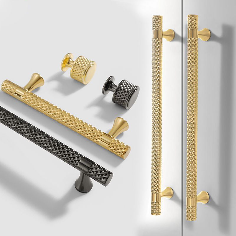 Manijas perilla nórdica moderna armario tirador ventana puerta cajón cocina gabinete oro lujo muebles de Metal perilla