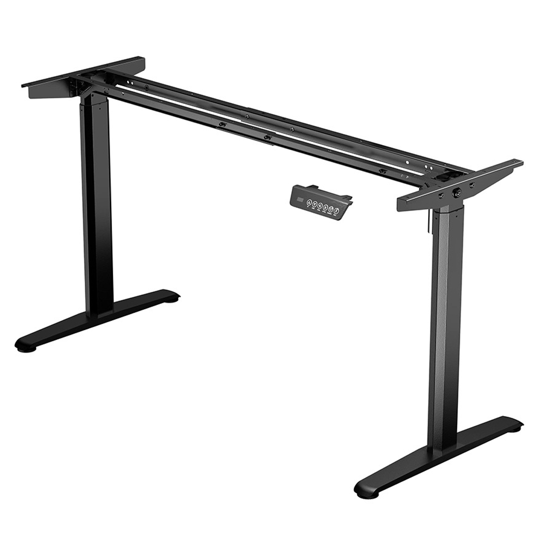 Electric Stand Up Desk Frame ລະດັບຄວາມສູງຂອງຕາຕະລາງທີ່ສາມາດປັບໄດ້ຂານັ່ງ Stand Desk Frame Workstation Frame ພຽງແຕ່ Ergonomic Standing Desk Base