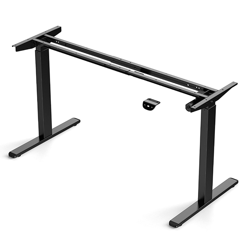 Electric Stand Up Desk Frame ລະດັບຄວາມສູງຂອງຕາຕະລາງທີ່ສາມາດປັບໄດ້ຂານັ່ງ Stand Desk Frame Ergonomic Standing Desk Base Workstation Frame ເທົ່ານັ້ນ