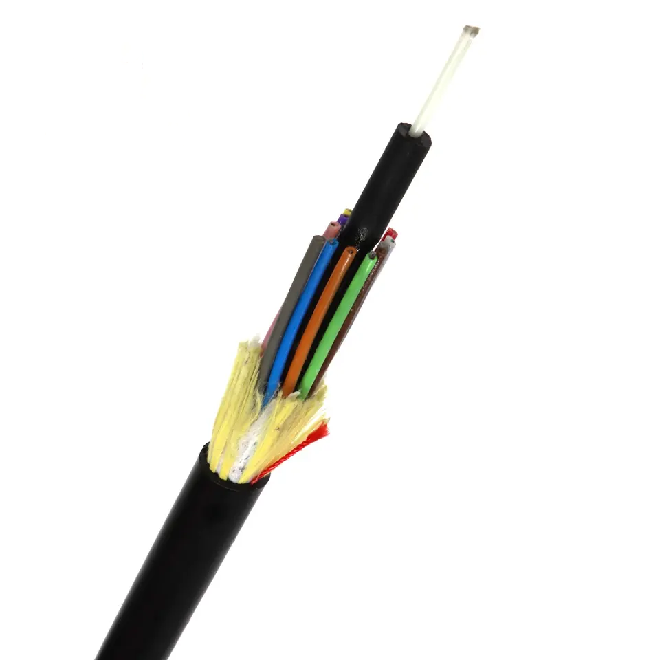 cable de fibra optica ADSS 6 12 24 48 core Cable ya fibra optica kwa nje