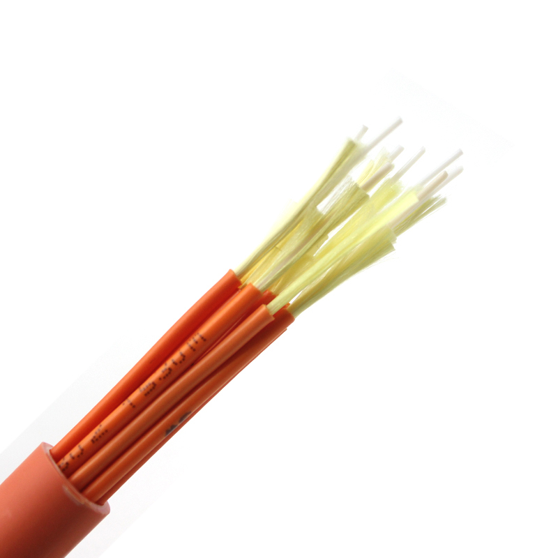 Cable de fibra optica kwa mambo ya ndani na ruptura multimodo OM1 OM2 OM3 Cero halógenocable de fibra mambo ya ndani