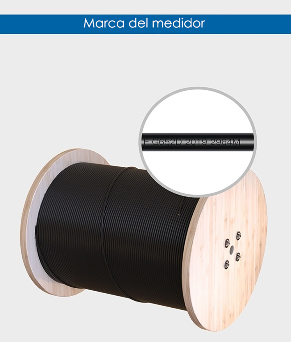 Cable Fibra Optica Autosoportado Figura 8 de 1 a 24 fibras Fabricantes y  proveedores